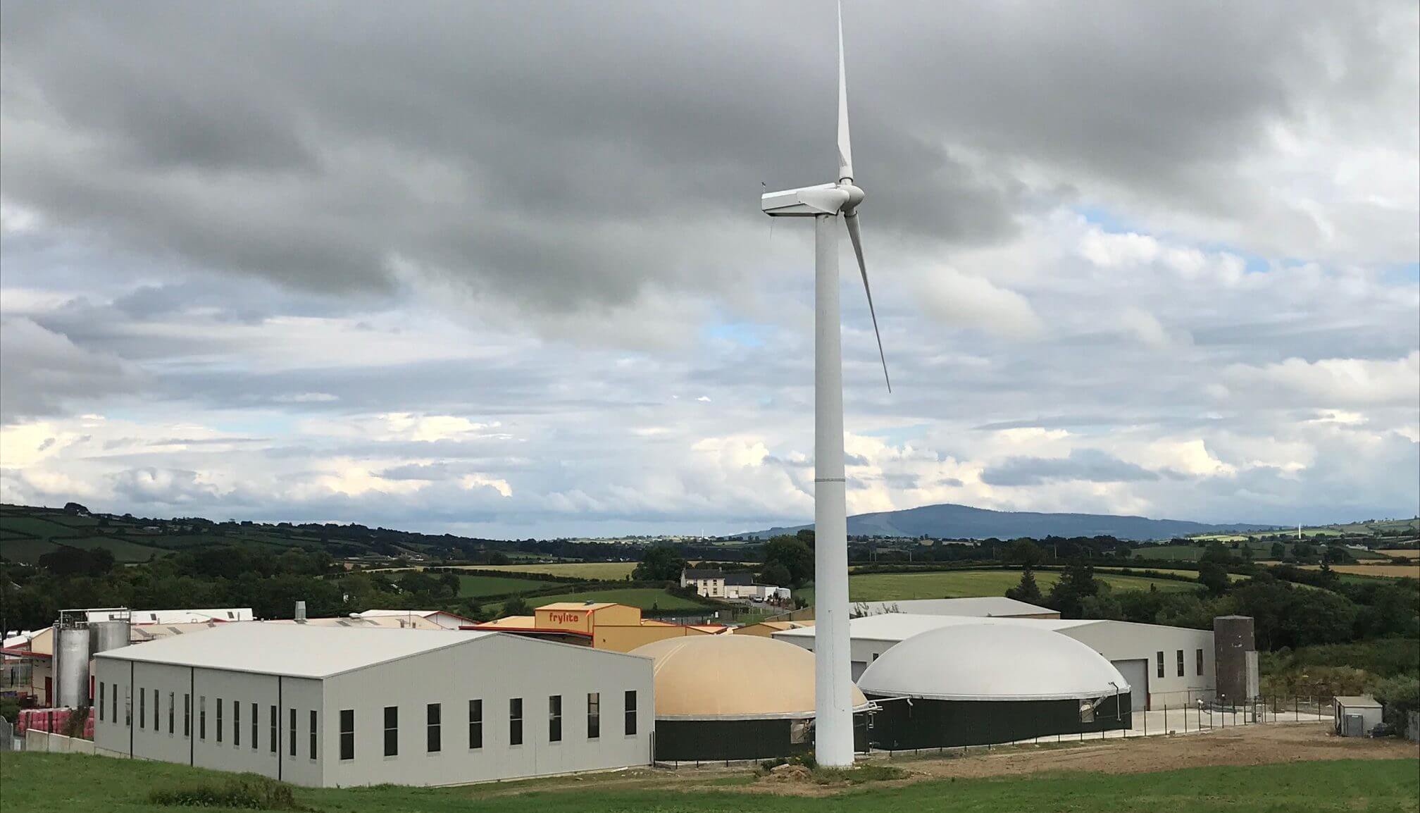 The Time is Now. Aerial shot of ALG Biogas in Omagh, Northern Ireland.
