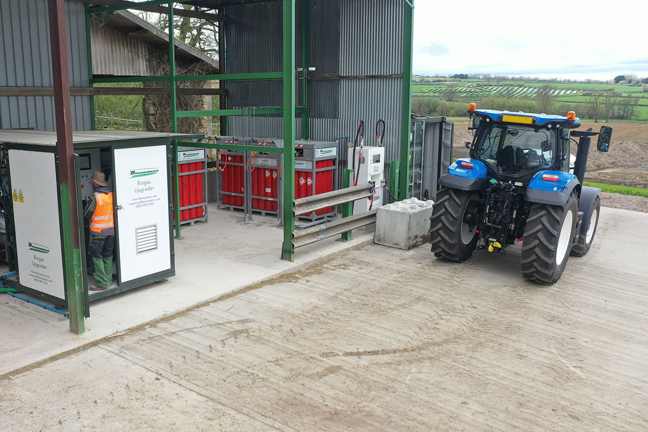 Rushywood Farm with installed Bennamann CAPCH4 fuel system